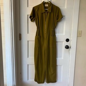 Noble Utility Suit in Moss, medium.